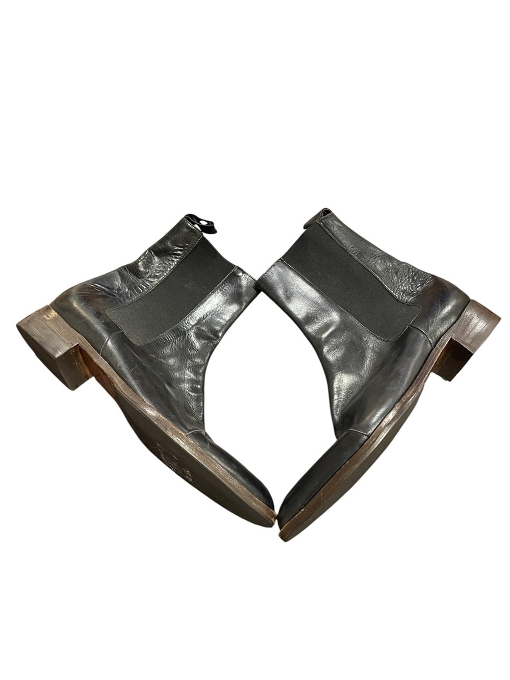 Robert Clergerie for Barneys NY Black Leather Ankle Boots Made in Portugal 7.5